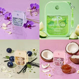 Wish Hydrating Hand Sanitizer with Silicone Case, Travel Size Spray, 4 Scents