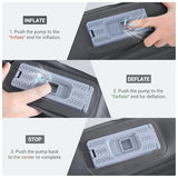 Elegear CumbreX™ Air & Foam Self Inflating Sleeping Pad, Built-in Electric Pump 4" Ultra-Thick Memory Foam Camping Mattress with Pillow Camping Pad 4-Season R-Value 9.5 Camp Mat (Grey, Single)