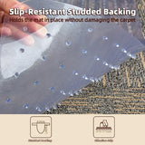 Office Chair Mat for Carpet: 36" x 48" Plastic Heavy Duty Computer Desk Mats- Clear Rug Pad for Rolling Chairs