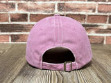 ZKFE Embroidered Anime Butterfly Hat Gift for Girl, Washed Pink Baseball Cap Embroidery Outdoor Dad Hat for Kids Child