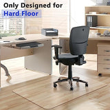 Office Chair Mat for Hard Wood Floors, 36 x 48 inches Clear Floor Mat for for Rolling Chairs, Heavy Duty Wood/Tile Floor