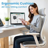 TushGuard Seat Cushion - Memory Foam Cushion for Office Chair, Car Seat, Airplane, Bleacher - Sciatica & Hip & Coccyx Pain Relief Desk Chair