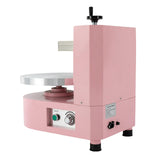 BGSHKAL Cake Decorating Machine, 80W Cake Cream Spreading Coating Smearing Machine 4-12 Inch Automatic Cream Spreading Stainless Steel Cake Scraper 0-200rpm Speed 11 Gears Spatula Holder Power Button