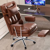 Sweetcrispy Executive Home Office Desk Chair - Ergonomic Big Tall High Back