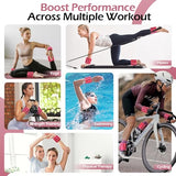 INDEPANDIA Wrist Ankle Weights for Women & Men, 4lbs Adjustable Weighted Bangles to Boost Calorie Burn & Strength, Arm & Leg Weights, Hot Pink