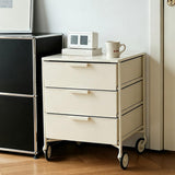 3-Drawer Rolling Storage Cart, File Cabinet with Wheels