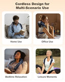 Beleduc Neck and Shoulder Massager with Soothing Heat,FSA Eligible, Cordless Neck Back Massager, Upgrad 4D Shiatsu Deep Kneading Massage for Back Shoulder
