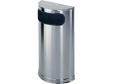 Rubbermaid Commercial Products Half Round Trash Can, Stainless Steel, 6G