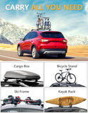 Tuyoung 300lb Lockable Roof Rack Cross Bars Compatible with Ford Escape 2020 2021 2022 2023 2024 2025 2026 with Flush Side Rails, Heavy Duty Anti-Theft Aluminum Roof Rails Crossbars Cargo Carrier Bag