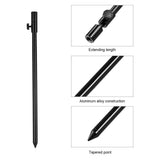 Fishing Bite Indicators Kits, 3 Fishing LED Alarm Alert 3 Extending Aluminum Alloy Fishing Bankstick 3 Fishing Swinger (1 Set) LIXADA