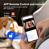 Video Doorbell Camera with Monitor Wireless Door Bell Phone Intercom System with 7" Touch Screen WiFi 1080P, Motion Detection