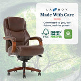 La-Z-Boy Delano Big & Tall Executive Office Chair, Ergonomic Mid-Back Body Pillow Lumbar Support