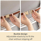 GKWW Desk Chair Cushion with Soft Seat and Back Support, 90x50cm