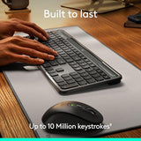 Logitech Signature Slim Solar+ Wireless Bluetooth Keyboard K980 for Mac, Solar and Artificial Light Powered