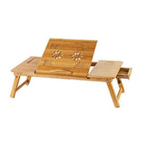 ONMYJFD Laptop Bed Table Lap Desk, Portable Bed Tray Table for Couch and Sofa, Breakfast Tray Dining Table