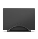 Centric Vertical Laptop Stand for Desks in Matte Black, Upright Adjustable Holder to Dock Apple MacBook Stand