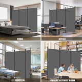 AKTOP 3-Panel Room Divider, Freestanding Wall Divider for Room Separation, Folding Privacy Partition Screen