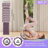 Ankle Weights for Women Men Adjustable 2LB Wrist Weights Bracelet Set of 2 for Home Gym Weighted Bangles Wristbands Leg Arm Weights, Rose Pink