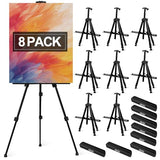 Art Painting Artist Easel Stand, Painting Display Easel Stand,Portable Adjustable Iron Tripod Display Stand with Bag