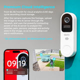 Vicohome Solar Security Camera Wireless Outdoor & Video Doorbell