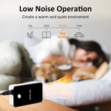 Portable Space Heater Mini Desk Heater Electric Fan Air Warmer