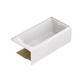 American Standard 2963102.020 Aspirations 60 x 30-Inch Alcove Bathtub, Right-Hand Drain, White
