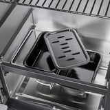 Digital Electric Smoker with Cover, LED Display Build in Meat Probe Large Capacity BBQ Smokers, 4 Racks Smoke More with 633 sq in Cooking Area