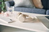 Sony WH-CH520 Wireless On-Ear Bluetooth Headphones with Mic, Cappuccino