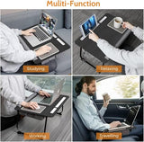 Laptop Lap Desk, Lap & Bed Desk with Adjustable Cushion, Fit up to 17" Laptop Stand for Couch