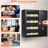 Nebakne 100 Keys Key Cabinet, Anti-Theft Key Lock Box with Key Tags