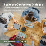 Yealink CPE40 Conference Speaker, Expansion Microphone for CP50, Ai Noise Cancellation, 8 360° Omni Mics Array, 19.6ft Pickup, Daisy Chain
