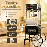 Commercial Popcorn Machine with Cart