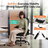 MINILIVE Mesh Office Chair, 300 lb Ergonomic Desk Chair with Flip Arms