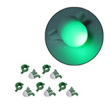 Wixine 5Pcs 2 in 1 LED Night Fishing Rod Tip Clip on Strike Bite Alert Alarm Light