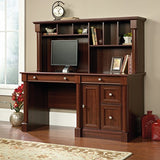 Sauder Palladia Computer Desk with Hutch, Large Storage and File Drawer