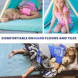 Hazli 3" Matrix AirCell Memory Foam Camping Mattress Pad - Roll Up Mattress for Adults - Portable Cot Sleeping Pad for Camping -Floor Mat or Bed Roll for Car, SUV - Single 75" x 30"