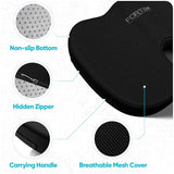 FORTEM Seat Cushion, Office Chair Cushion, Lumbar Support Pillow for Office Chair, Memory Foam Sciatica