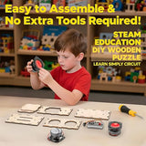 STEM Projects for Kids & Adults Age 8-12, Build Bluetooth Speaker Kit, DIY Crafts Science Experiment Electronics Sound Amplifier Set with LED Light, Birthday Gifts for Teens Boys 9 10 11 13 14 15 16