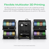 Creality K2 SE 3D Printer, 500mm/s High-Speed Printing, Support Multi Color 3D Printing Needs CFS, Solid Metal Build