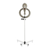 Salon Standing Hair Dryer, 950W Orbiting Rotating Hair Processor with Timer and Rolling Wheels for Beauty Spa Home Salon Equipment (Grey)