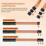 ATIVAFIT Ropeless Battle Rope for Home Gym, Adjustable Resistance Cordless Battle Ropes with 4 Weight Blocks & Storage Case, Full Body Workout Equipment for HIIT, Cardio & Strength Training for Men & Women