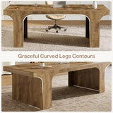 70.9-Inch Executive Desk, Large Wooden Computer Office Desk, Modern Writing Table Business Workspace Home Office Furniture