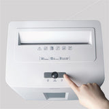 ZSRUIKJN Paper Shredder 14L Commercial Class 4 Confidential Document Electric Office Granular