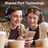 OneOdio A70 Bluetooth Over Ear Headphones, Wireless Headphones with 72H Playtime, Hi-Res, Built-in Mic
