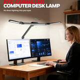 Honeywell LED Desk Lamp with Clamp - HJ3B Sunturalux Eye-Caring Desk Light for Home Office