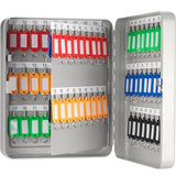 Barska 90 Position Key Lock Box – Hook-Style Cabinet with Numbered Hooks, Key Tags, Log Sheet