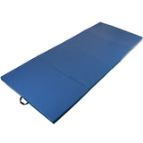 Polar Aurora 4'x10'x2 Thick Folding Gymnastics Exercise Mat Aerobics Stretching Yoga Mats (Blue) Polar Aurora