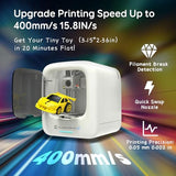 3D Printer for Kids, AI-Powered Fully Assembled 3D Printer with Up to 400mm/s Speed, X-MAKER JOY AI+