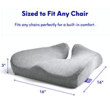 C CUSHION LAB Patented Pressure Relief Seat Cushion for Long Sitting Hours on Office/Home Chair