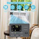 12000 BTU Window Air Conditioner with Remote,115V, Fastcooling for 550 Sq.Ft Room, WiFi Enabled, Reusable Filter, Auto Restart, Fan, Sleep, Ideal for APT, Living Room, Office